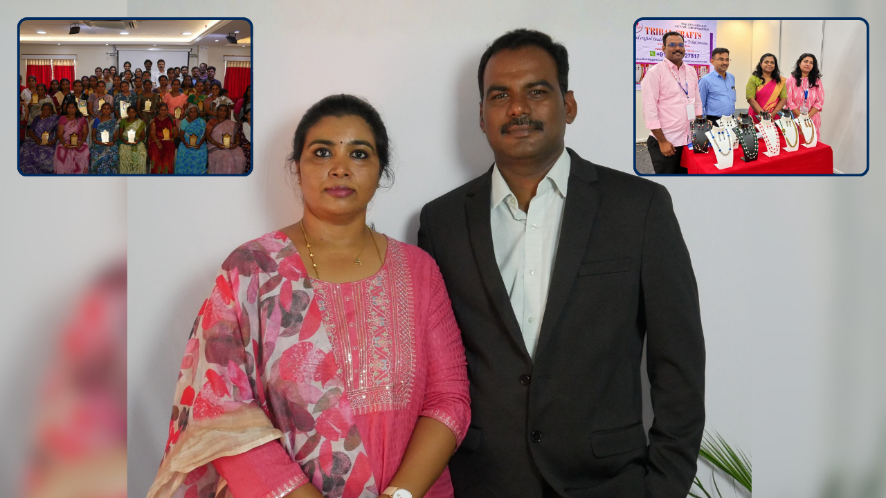 Swetha Rajasekaran, founder of Ladi Handicrafts